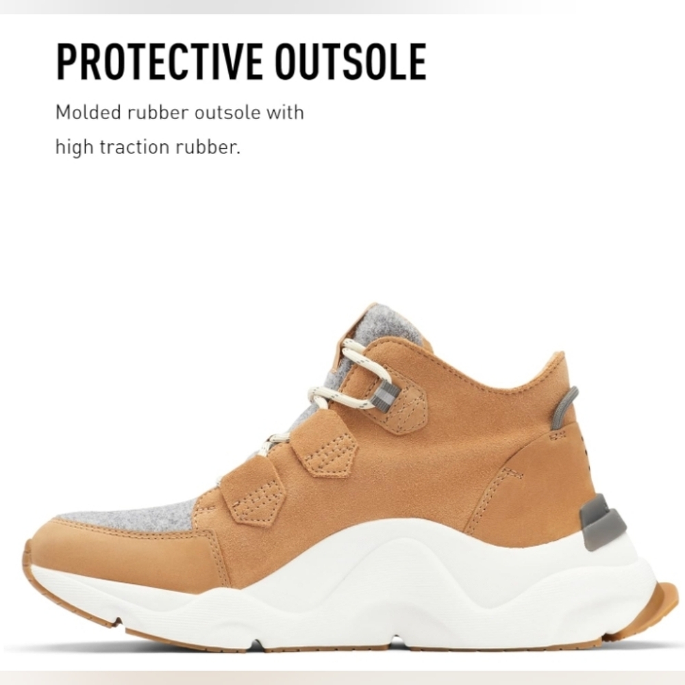 Sorel Kinetic Rngd Caribou Sneakers Wmn's Size 11 MSRP $150 - Picture 3 of 10